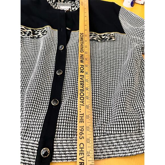 Peter Popovitch Vintage Two Rockabilly Houndstooth Retro Pinup Western Jacket - Picture 5 of 6